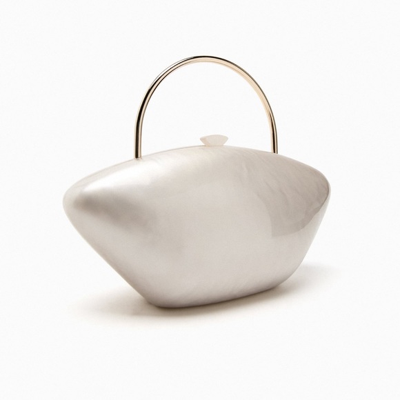 Zara pearl minaudiere NWT - Picture 8 of 14